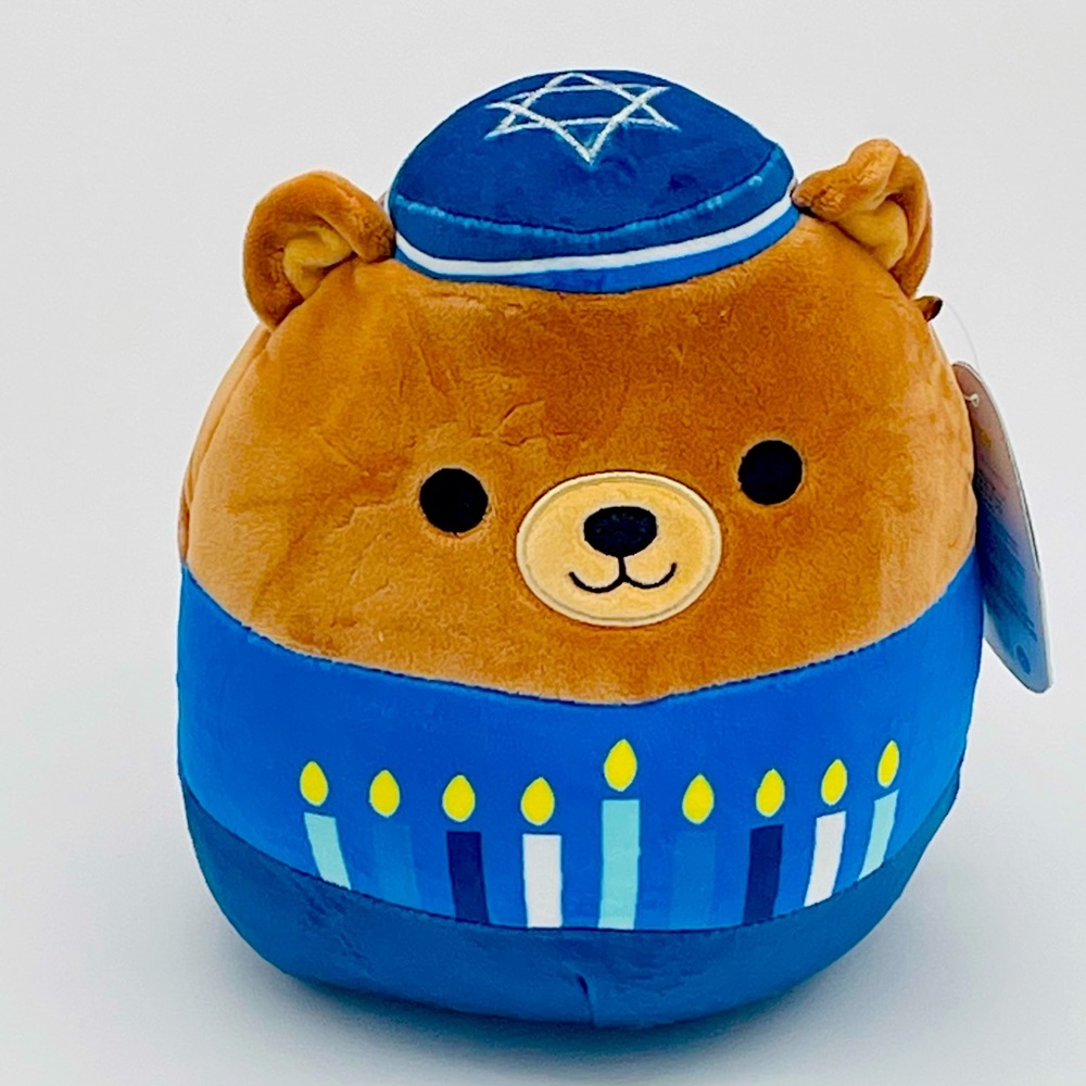 Squishmallow 8” Hanukkah Bear Kofi Holiday 2022 Kellytoy